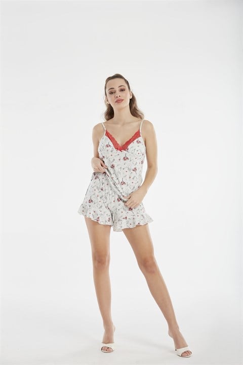 Kadın Penye Şort Pijama Takımı - 13109
