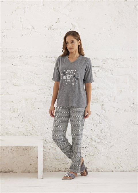 Kadın Termalı Pijama Takımı - 10461