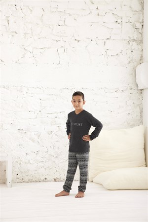 Erkek Çocuk Termal Pijama - 10457