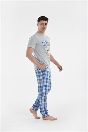 Erkek Modal 2'li Pijama Takımı - 10434