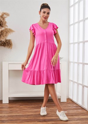 Kadın Penye Modal Elbise - 45633