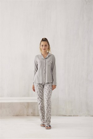 Kadın Penye Pijama Takımı - 10478
