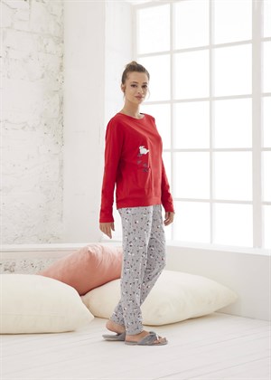 Kadın Penye Pijama Takımı - 10565