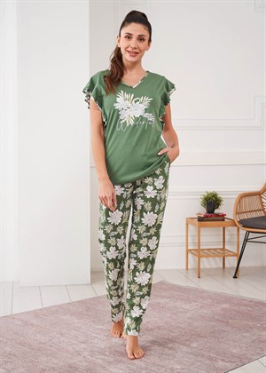 Kadın Penye Pijama Takımı - 10643