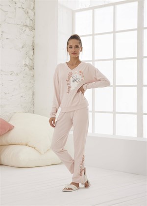 Kadın Termalı Pijama Takımı - 10451