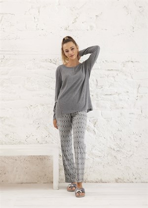 Kadın Termalı Pijama Takımı - 10463