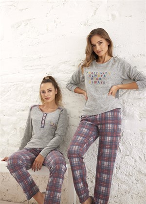 Kadın  Termalı Pijama Takımı - 10527
