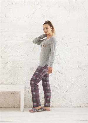 Kadın  Termalı Pijama Takımı - 10527