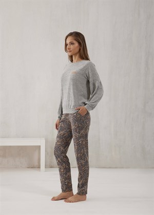Kadın Termalı Pijama Takımı - 10558