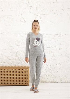 Kadın Termalı Pijama Takımı - 10578