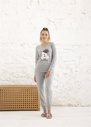 Kadın Termalı Pijama Takımı - 10578