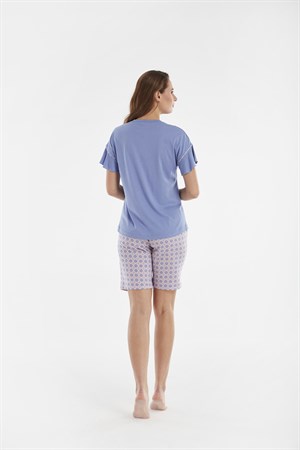 Kadın Uzun Şort Pijama Takımı- 13100