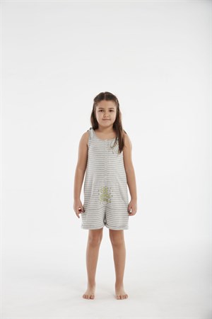 Kız Çocuk Şort Pijama Tulum - 10430