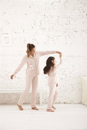 Kız Çocuk Termalı Pijama Takımı - 10600