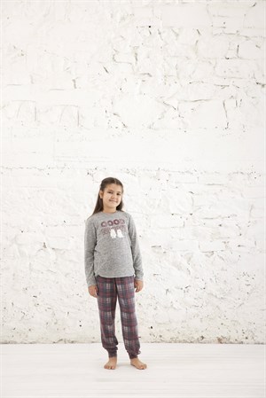 Unisex Çocuk Termal Pijama Takımı - 10531