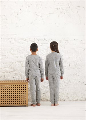 Unisex Çocuk Termallı Pijama Takımı - 10611